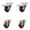 Service Caster 3 Inch High Temp Phenolic Wheel Swivel Top Plate Caster Total Lock Brakes, 2PK SCC-TTL20S314-PHRHT-2-S-2 - alternate 4